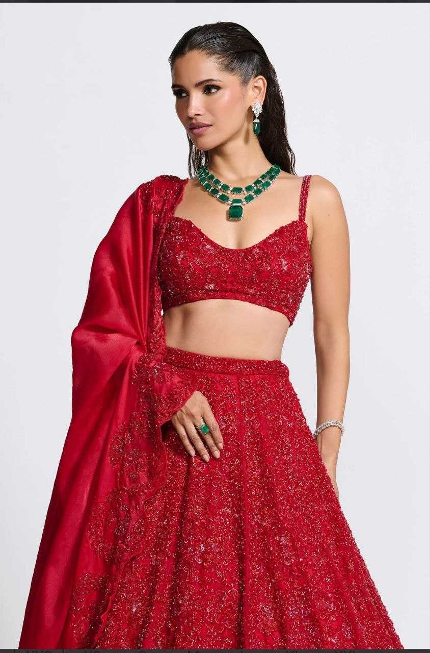 Vichitra Silk Lehengas2