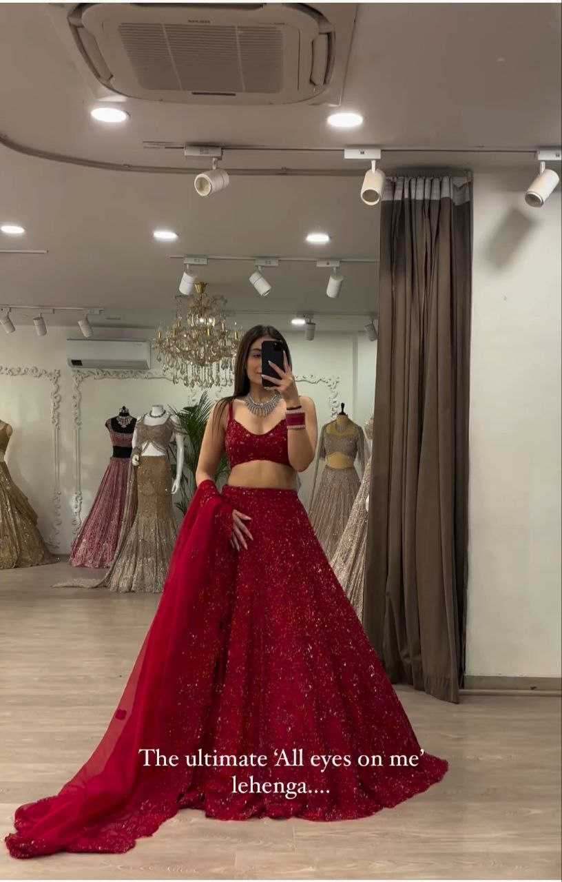 Vichitra Silk Lehengas4
