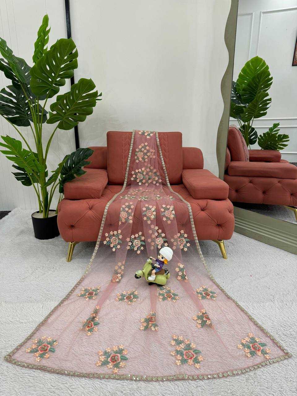 Soft Net Designer Sarees 3